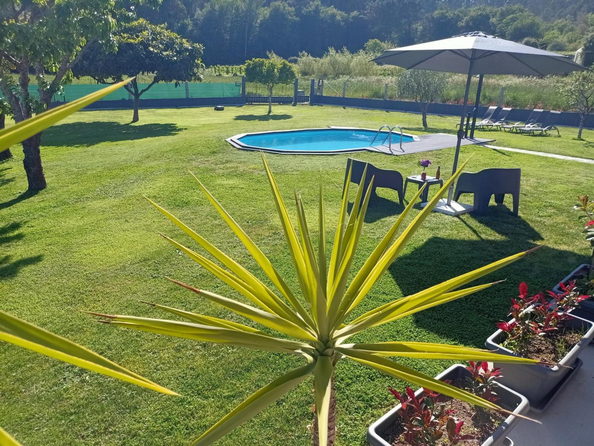 Apartamento En Bloque Vivienda Con Piscina Y Barbacoa A 15 Min De La Playa Meis Exterior photo